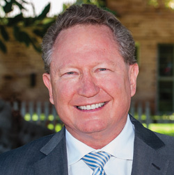 Andrew “Twiggy” Forrest, Fortescue Metals Flourishing Oceans Minderoo Foundation